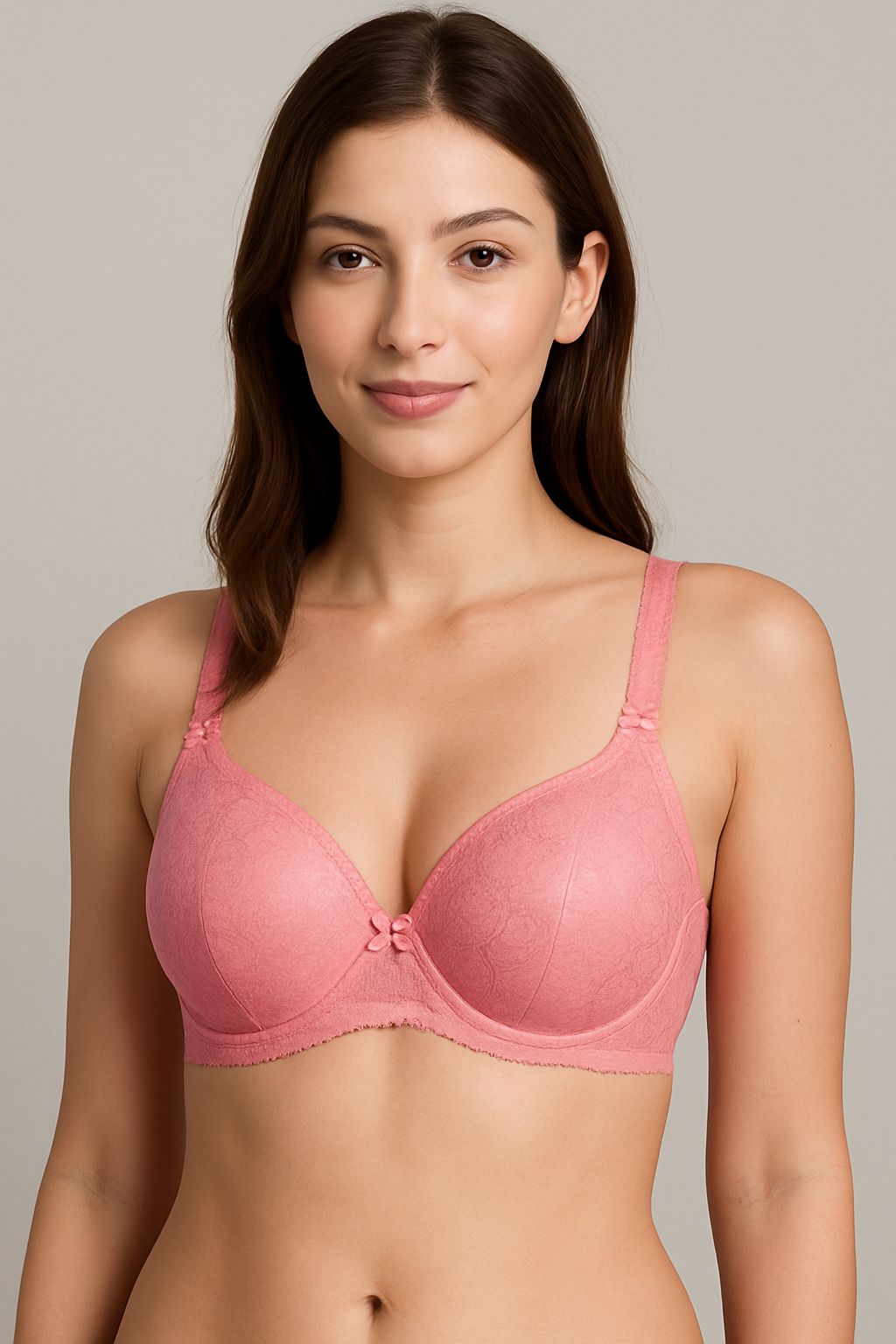 ROSHA Mauve Textured Bra