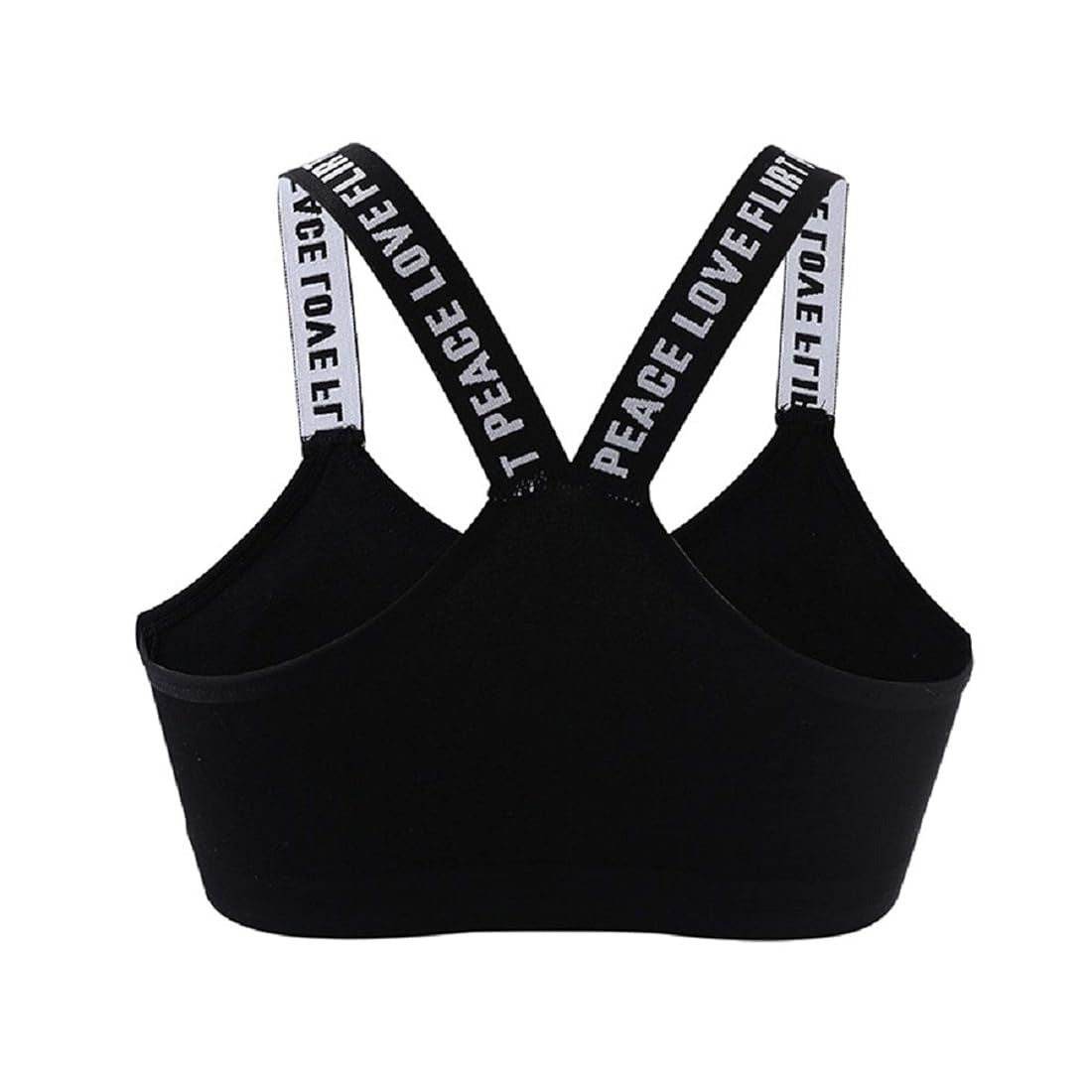 Letter Strap Sports Bra