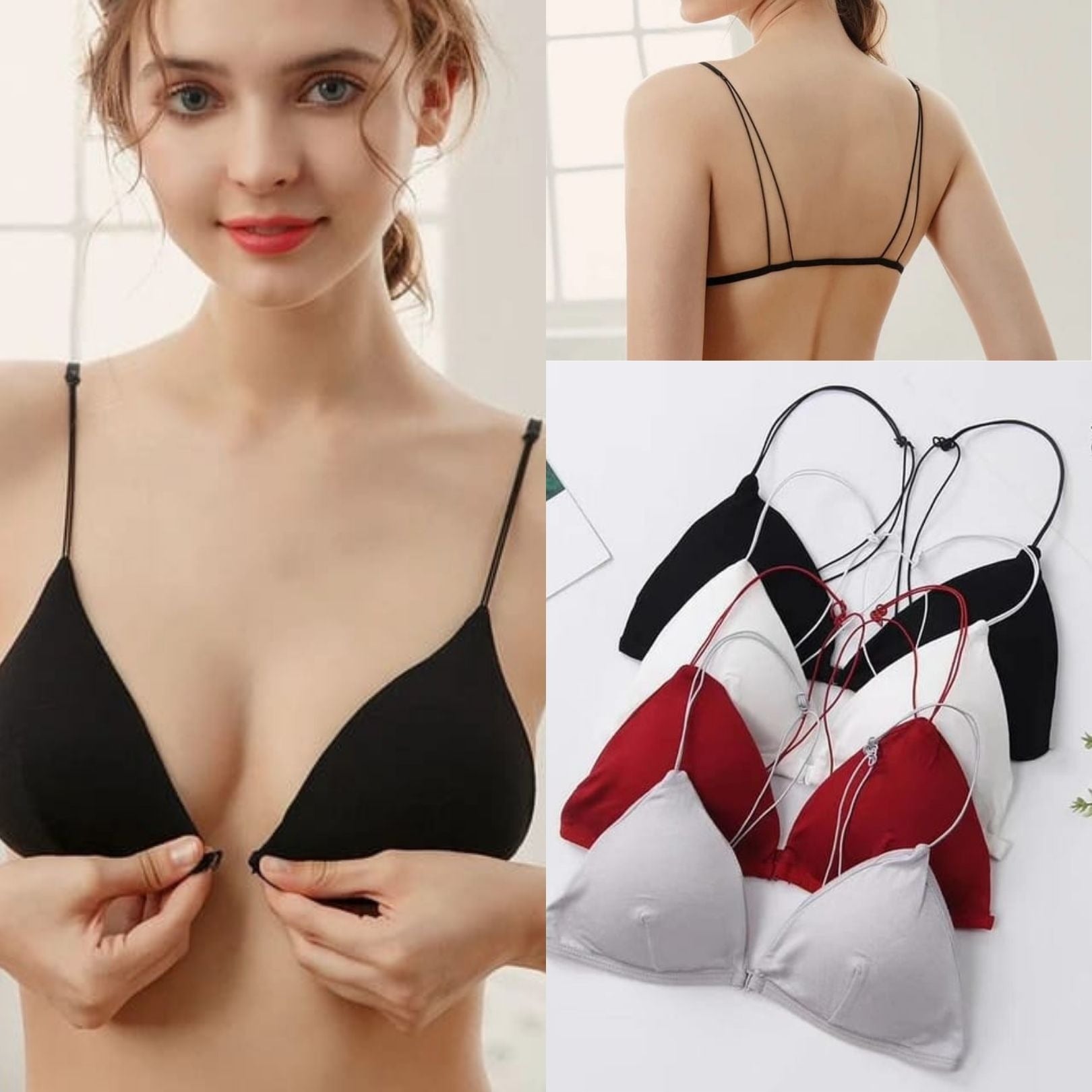 Front Closure Lace Bra