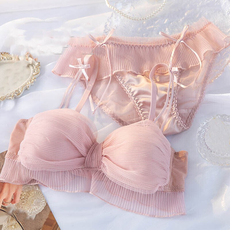 Lace Seamless Bra Set